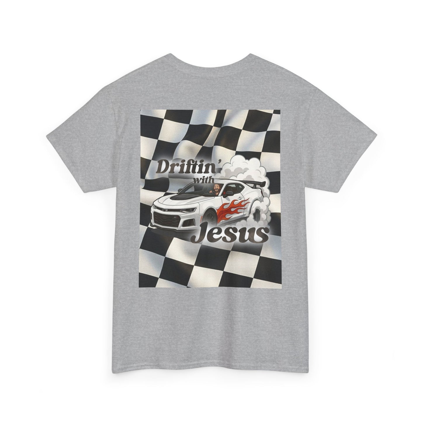 Driftin' With Jesus T-Shirt — Christian Car Racing Tee