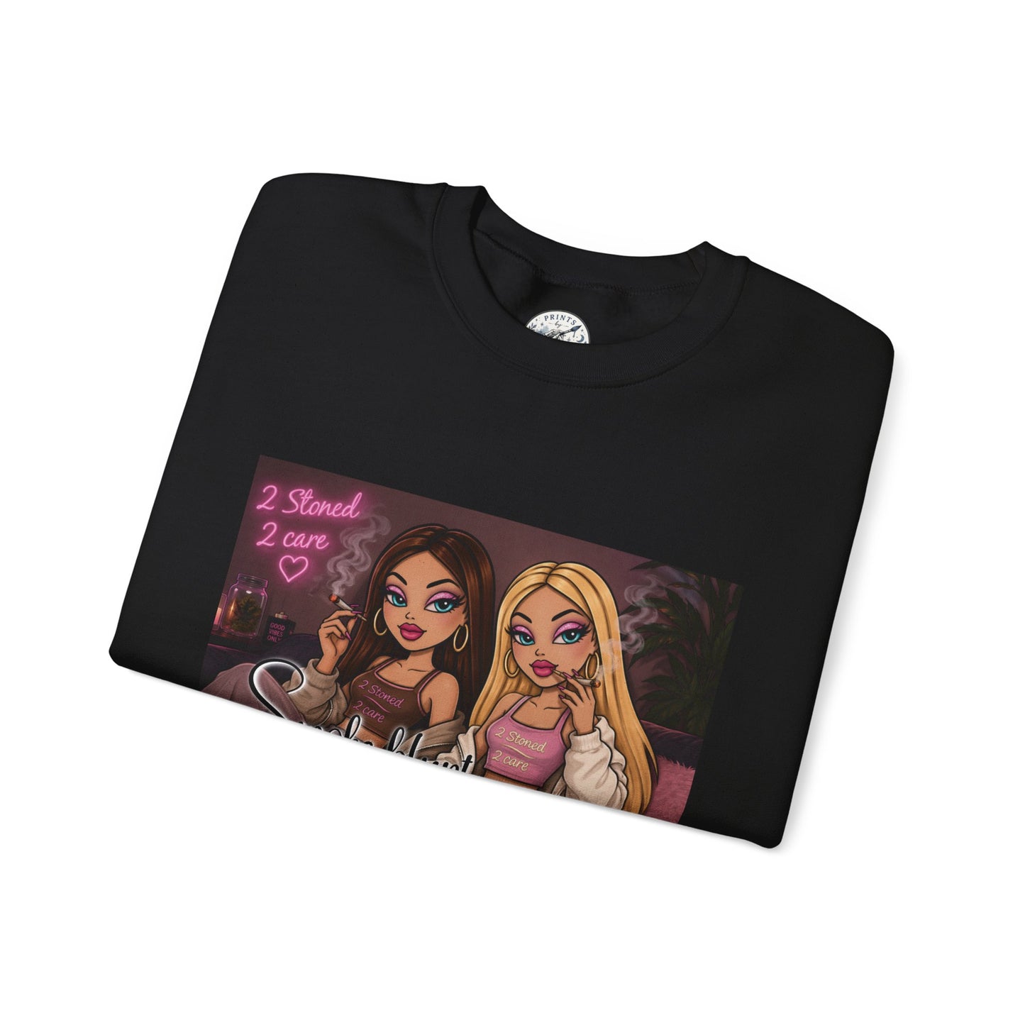 Smoke blunt serve cunt Unisex Heavy Blend™ Crewneck Sweatshirt