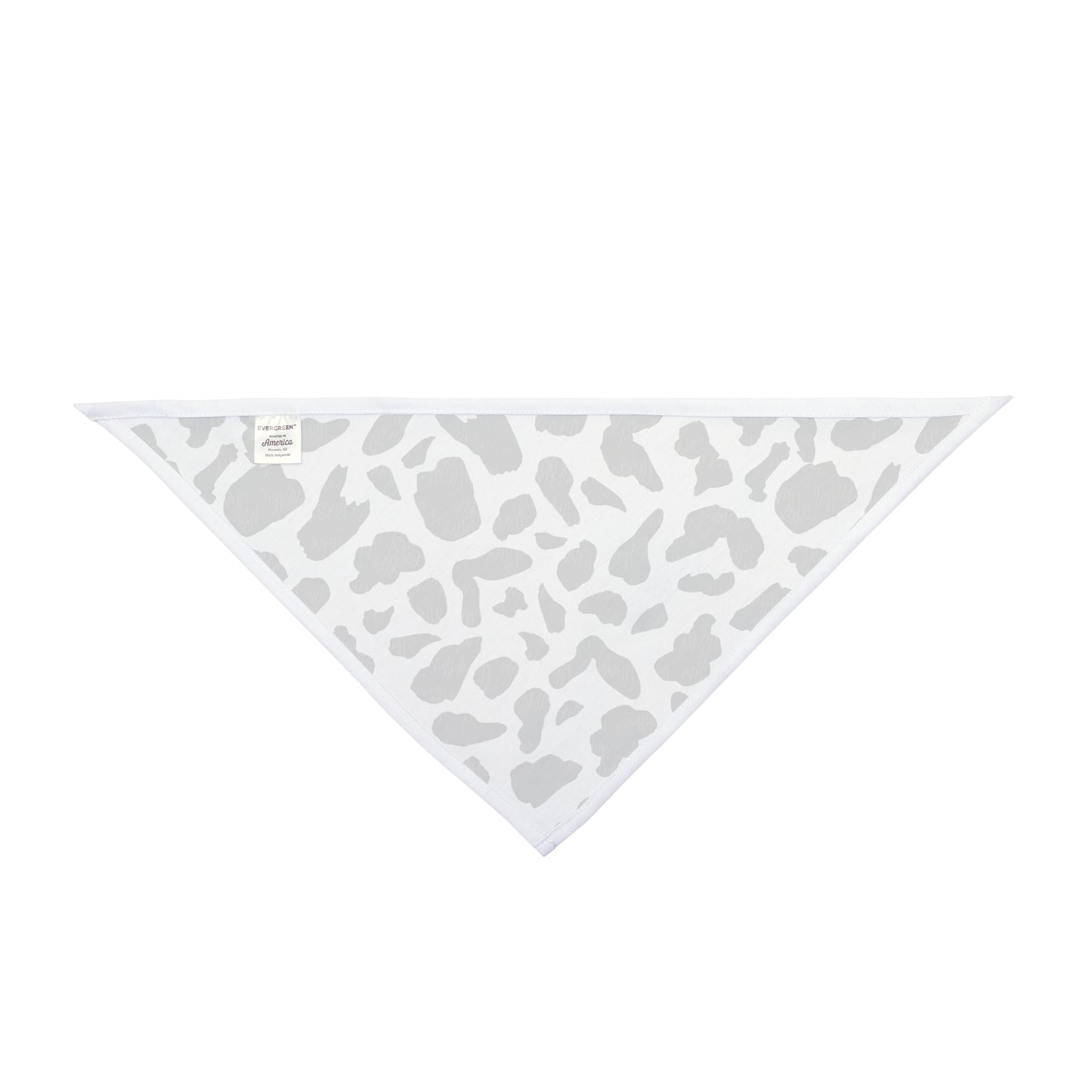 Cow Print Pet Bandana — Black & White Triangle Dog Bandana