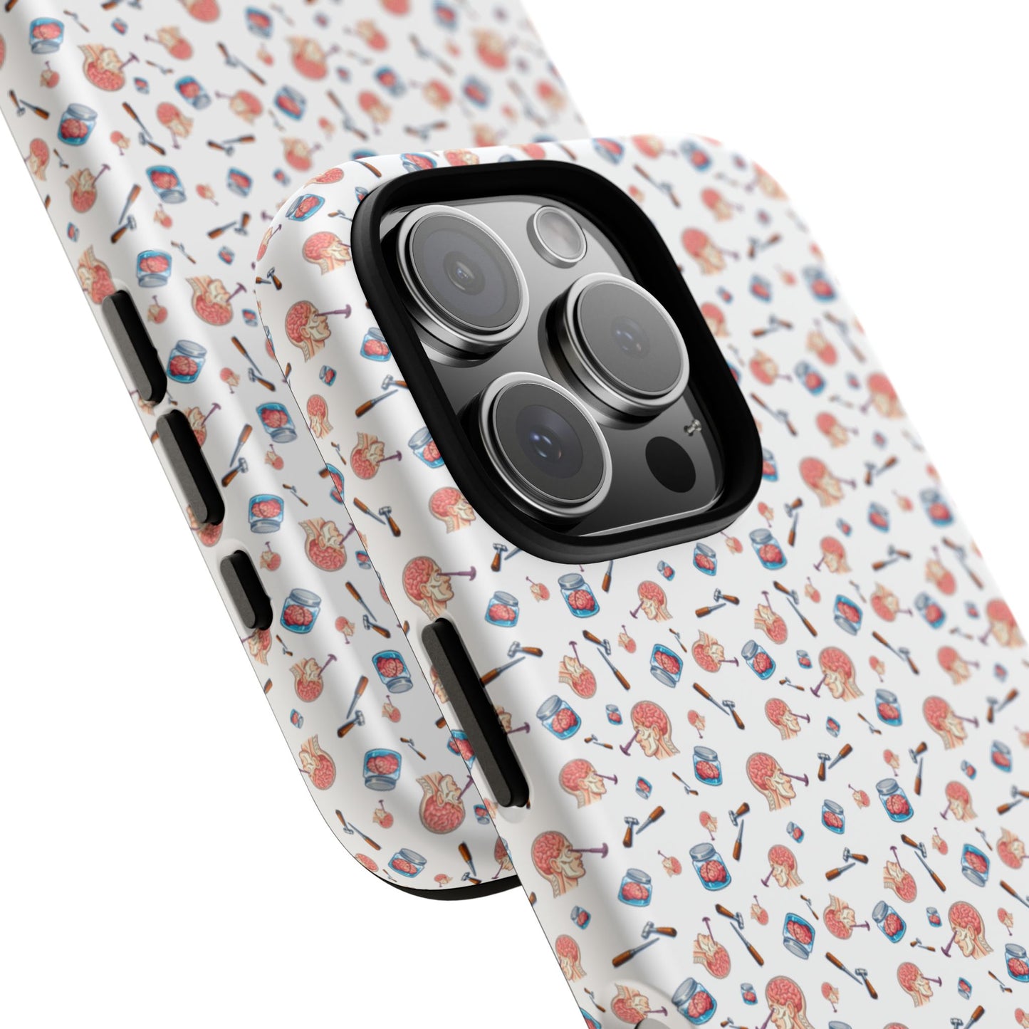 Lobotomy design Tough Phone Case – Durable Protective Cover with lobotomy Pattern