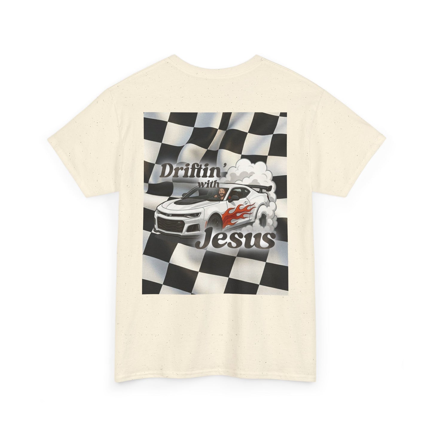 Driftin' With Jesus T-Shirt — Christian Car Racing Tee