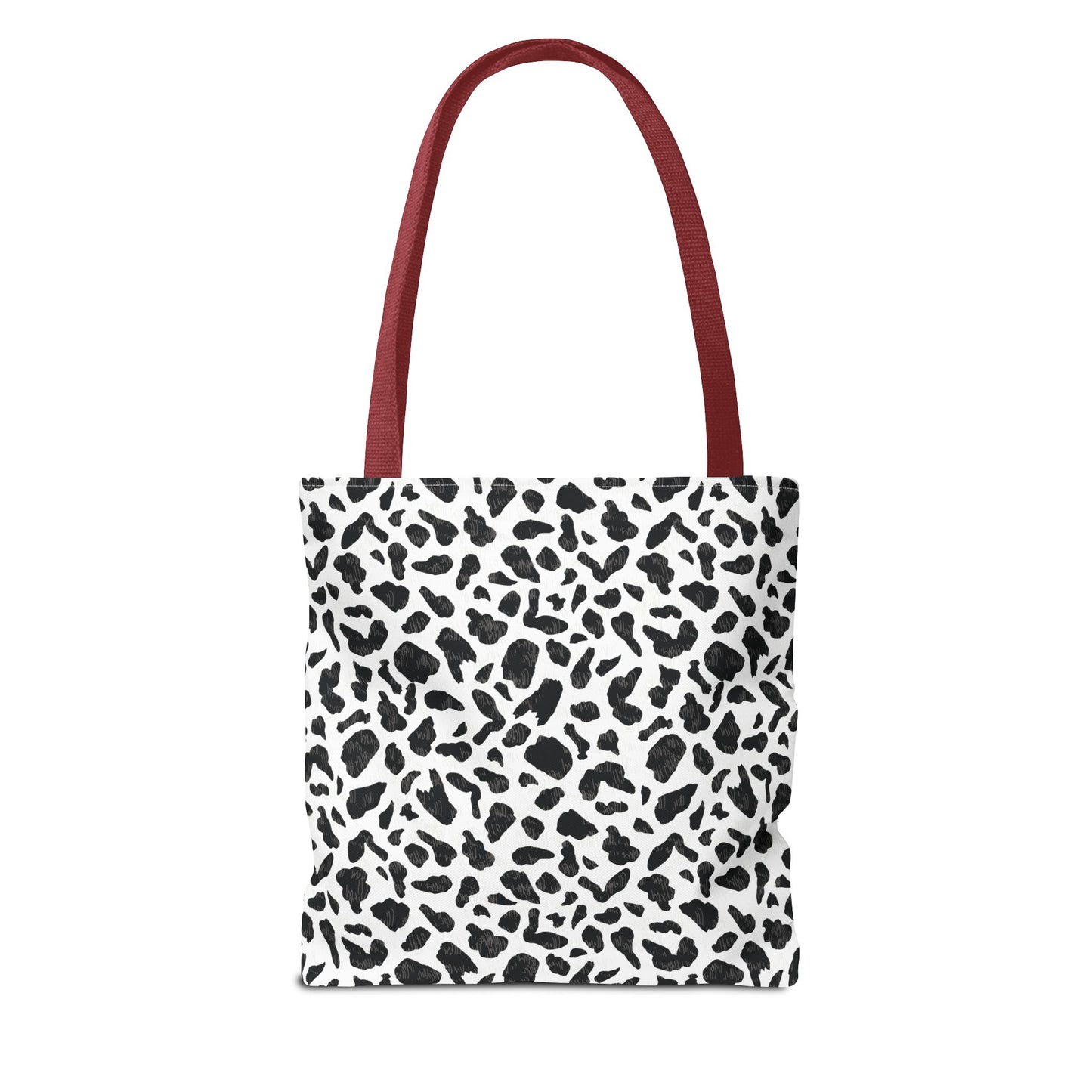Cow Print Tote Bag – Black & White AOP Canvas Tote