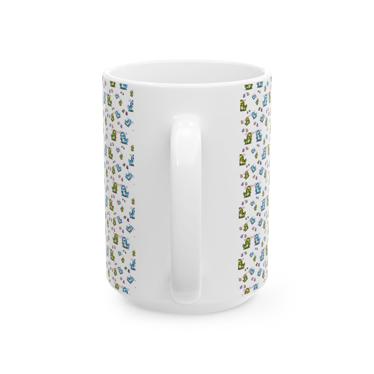 Dinosaur print Ceramic Mug, (11oz, 15oz)