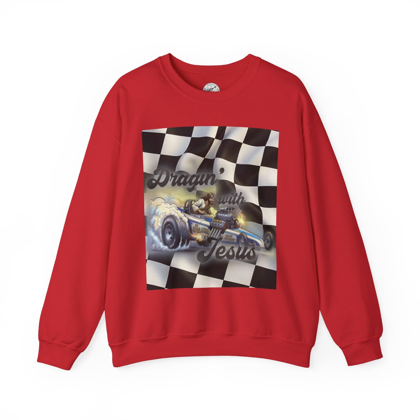 Dragon with Jesus Unisex Heavy Blend™ Crewneck Sweatshirt