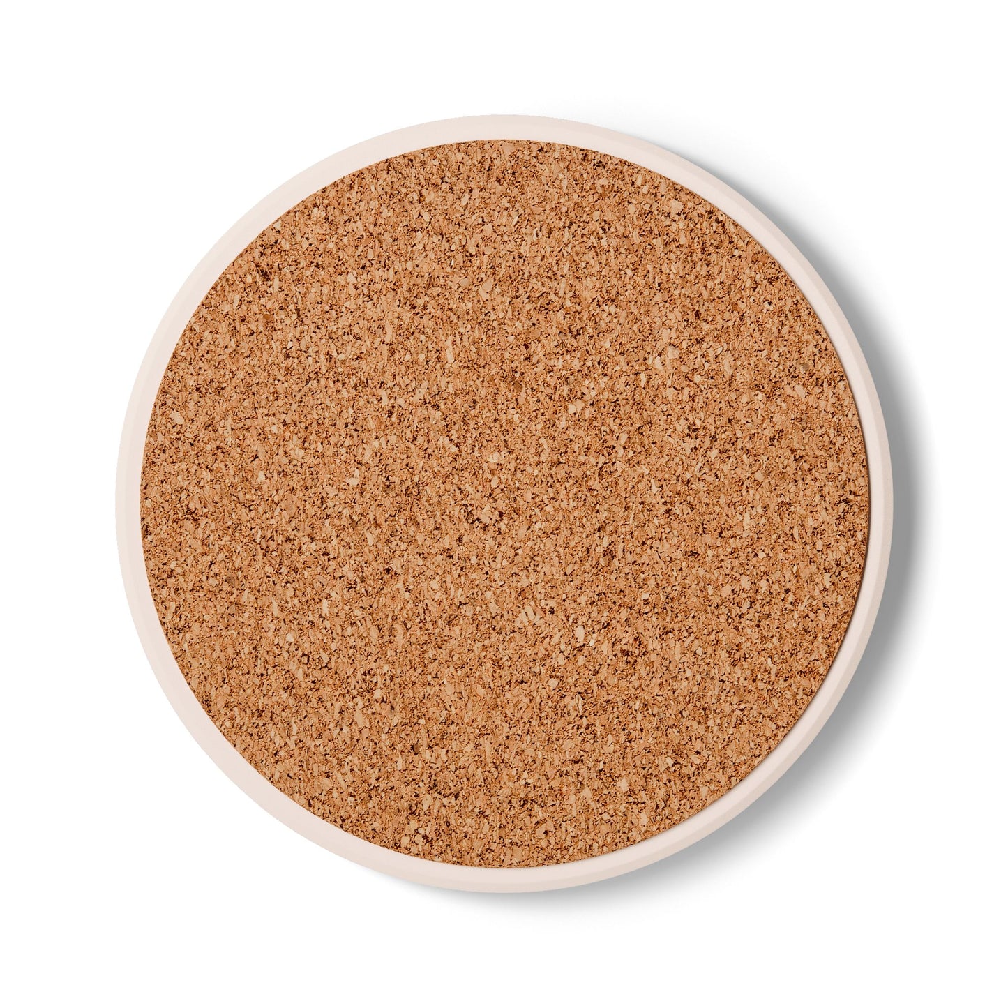 Marble Pink & Gold Swirl Ceramic Coaster — Elegant Drink Coaster for Home Décor