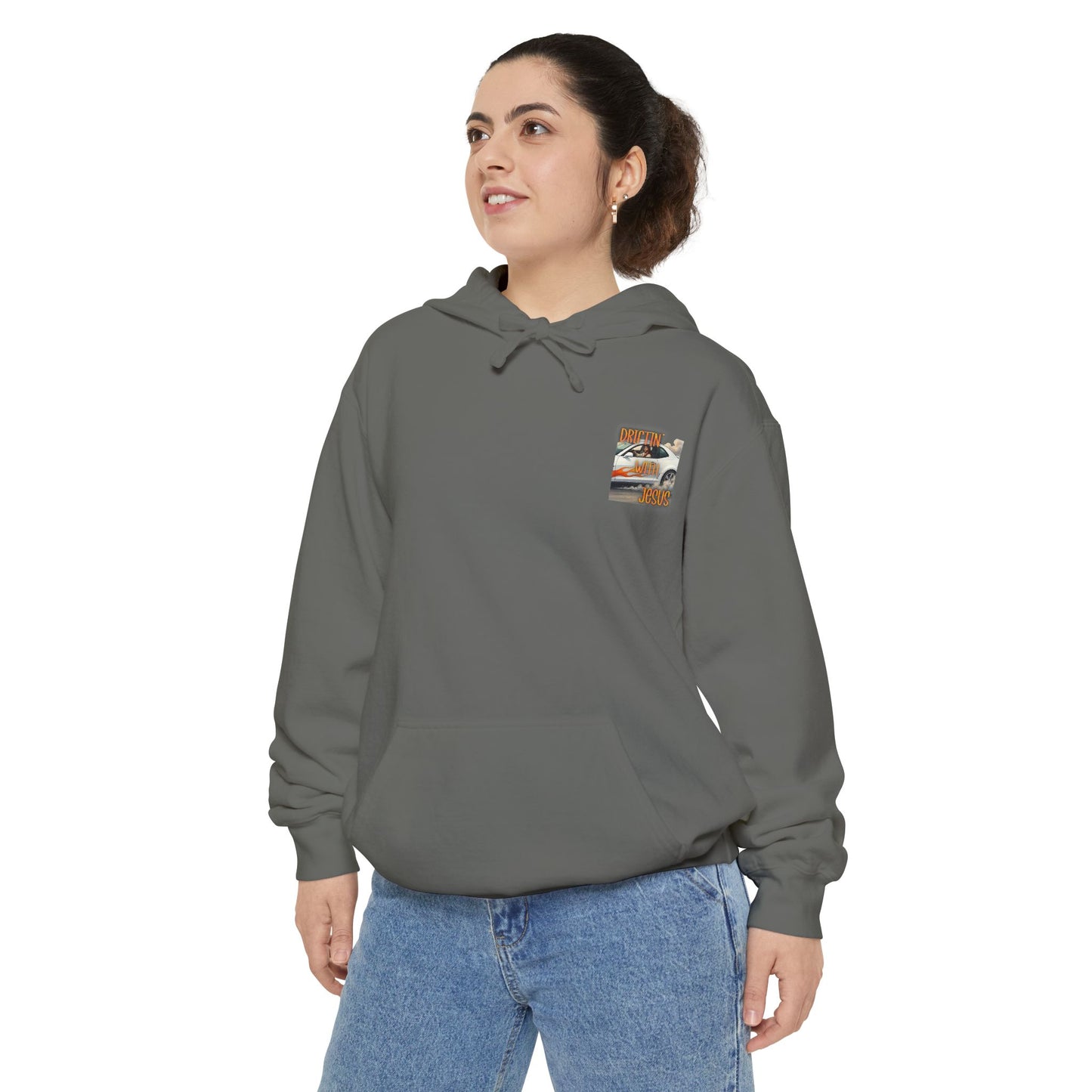 Drifting with jesus Hoodie — racing Graphic