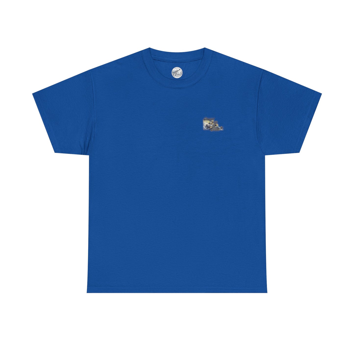 T-Shirt — "Dragin' With Jesus" Classic Car Faith Tee