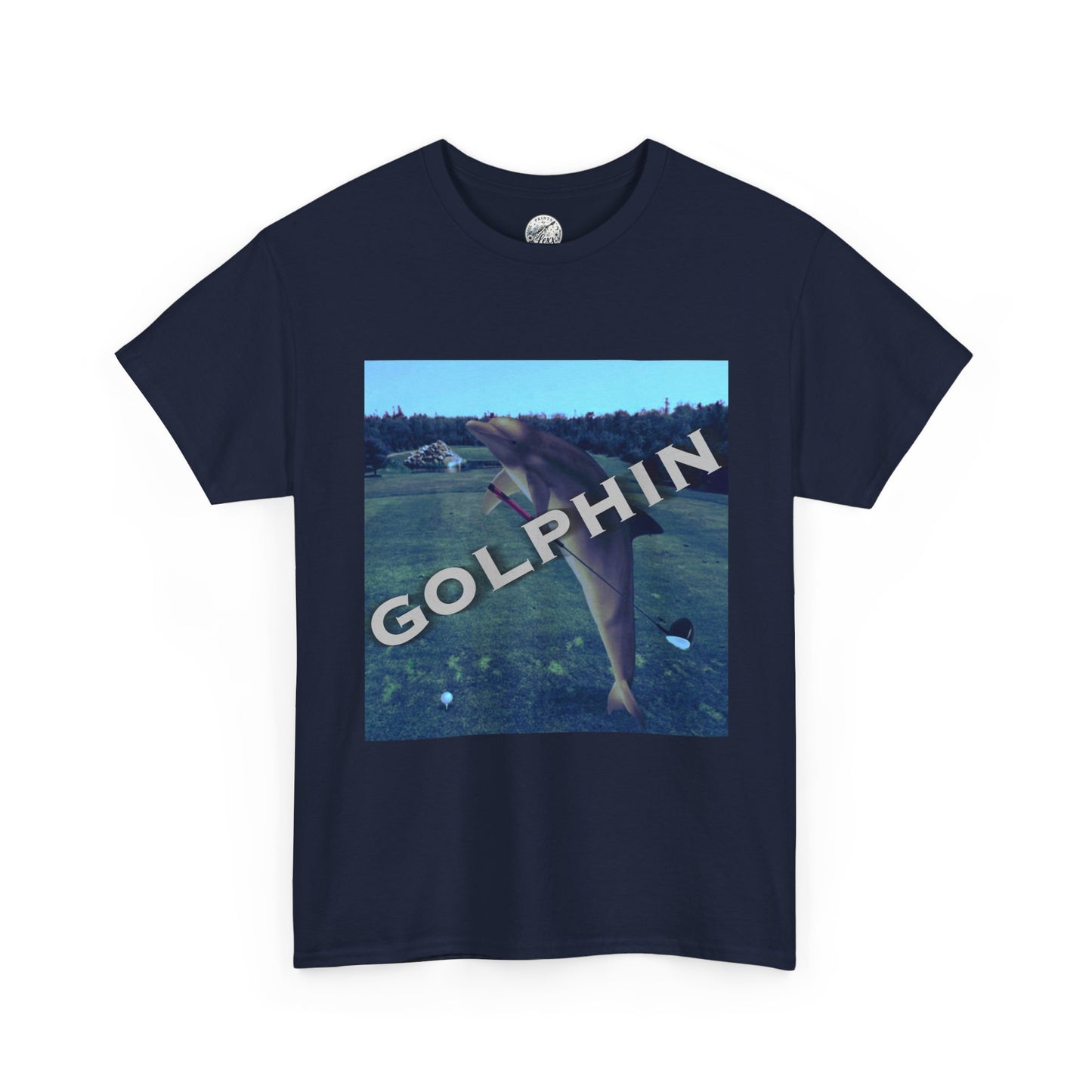Golphin Golf Tee Shirt - Vintage Dolphin Golf Graphic Tee