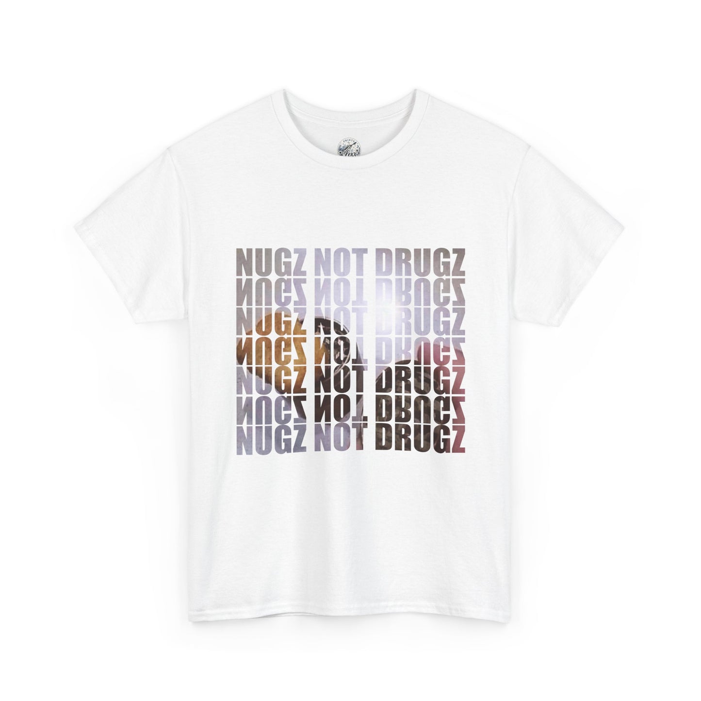 Nugz Not Drugz Graphic Tee – Retro Anti-Drug Statement Shirt