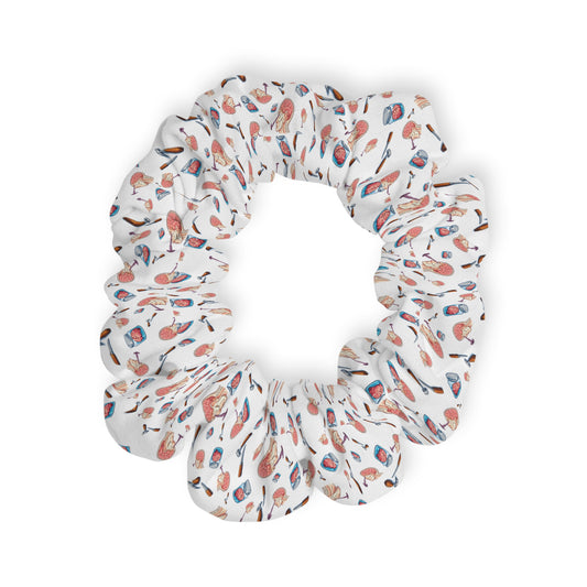Lobotomy design Scrunchie — lobotomy Print Hair Tie