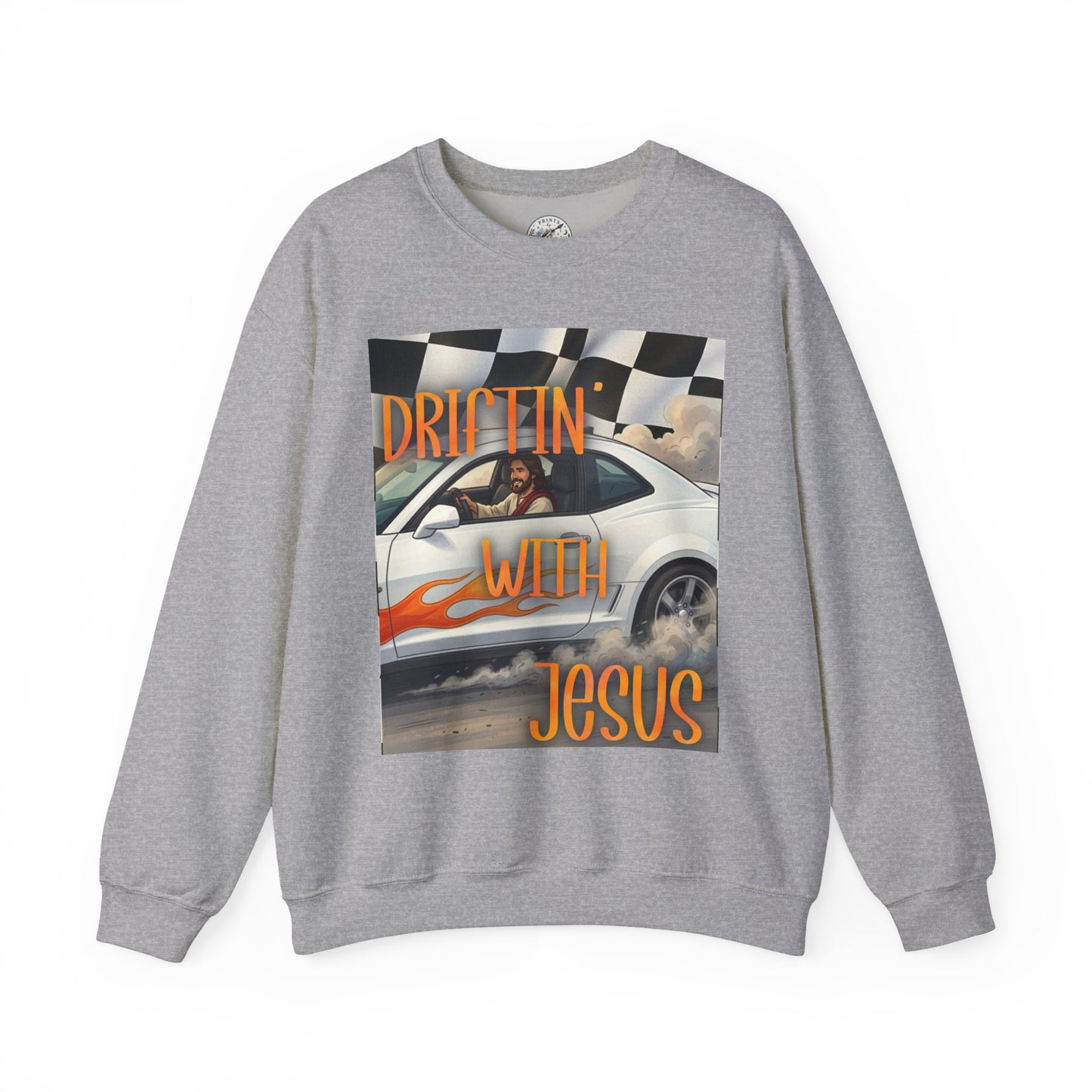 Drifting with Jesus Unisex Heavy Blend™ Crewneck Sweatshirt