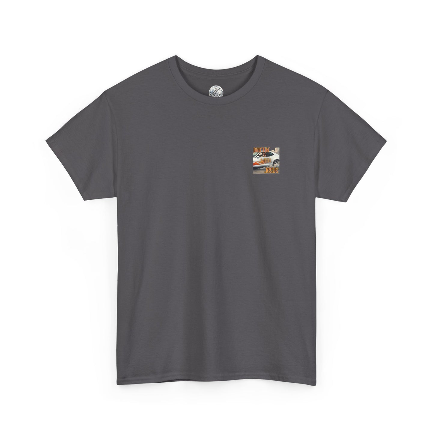 Driftin' With Jesus T-Shirt — Vintage Car Faith Graphic Tee