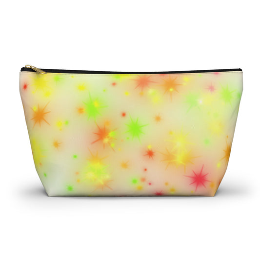 Starburst Cosmetic Pouch — Neon Sparkle Accessory Bag