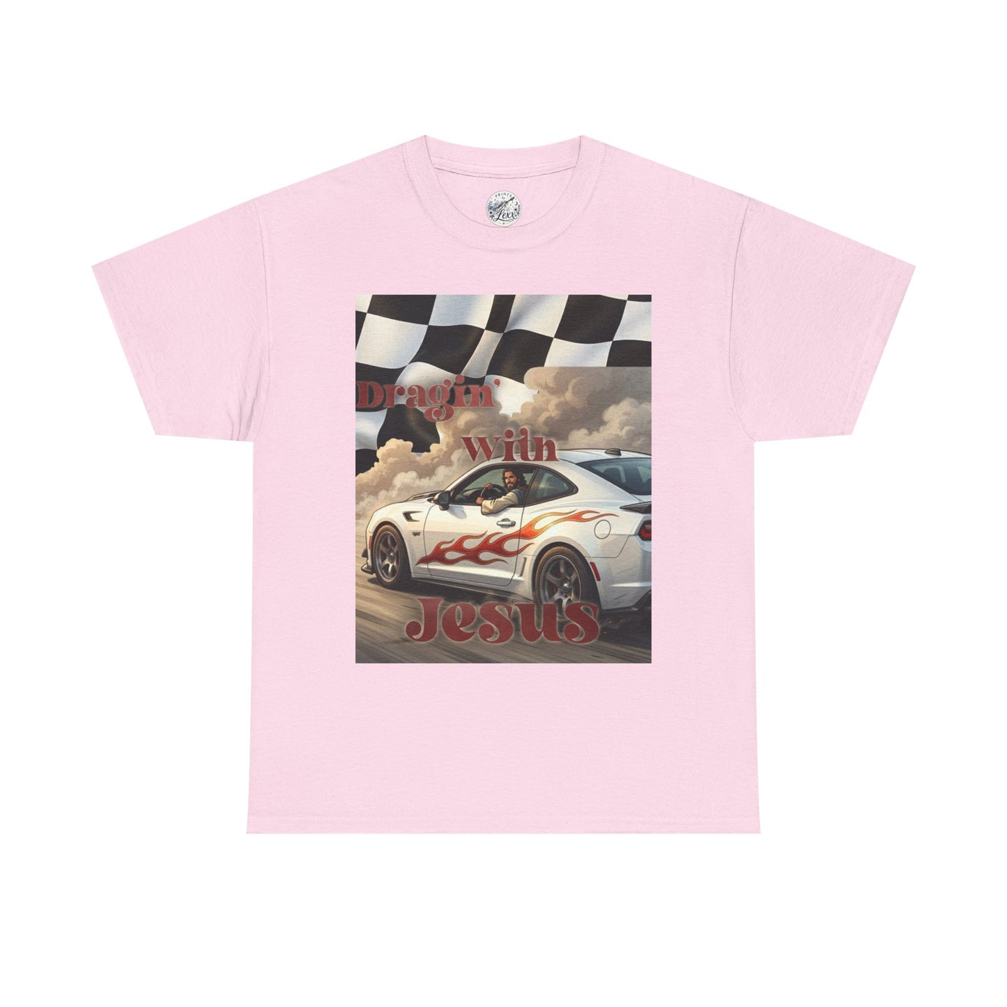 Racing With Jesus T-Shirt — Faith & Speed Graphic Tee