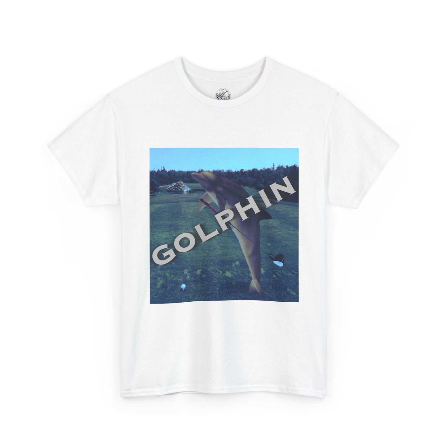 Golphin Golf Tee Shirt - Vintage Dolphin Golf Graphic Tee