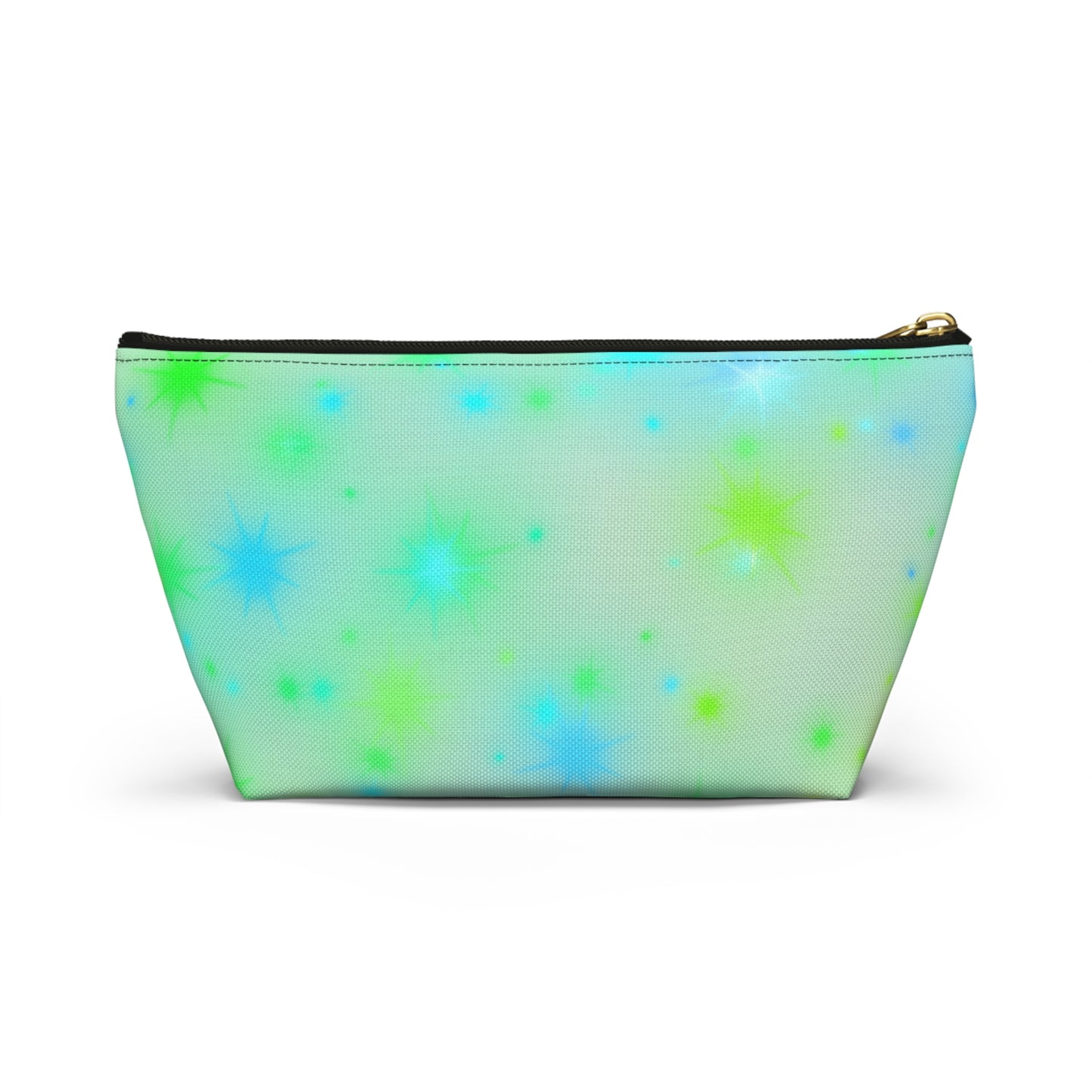 Starburst Accessory Pouch — Mint Green Cosmetic Bag