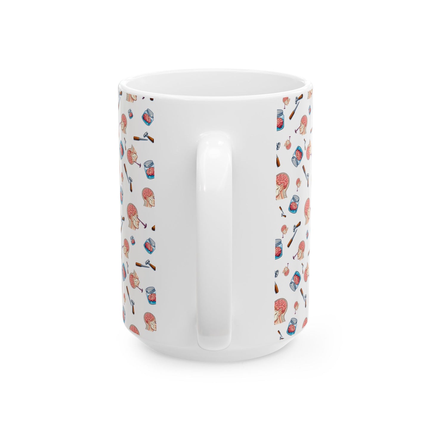 Lobotomy design Ceramic Mug, (11oz, 15oz)