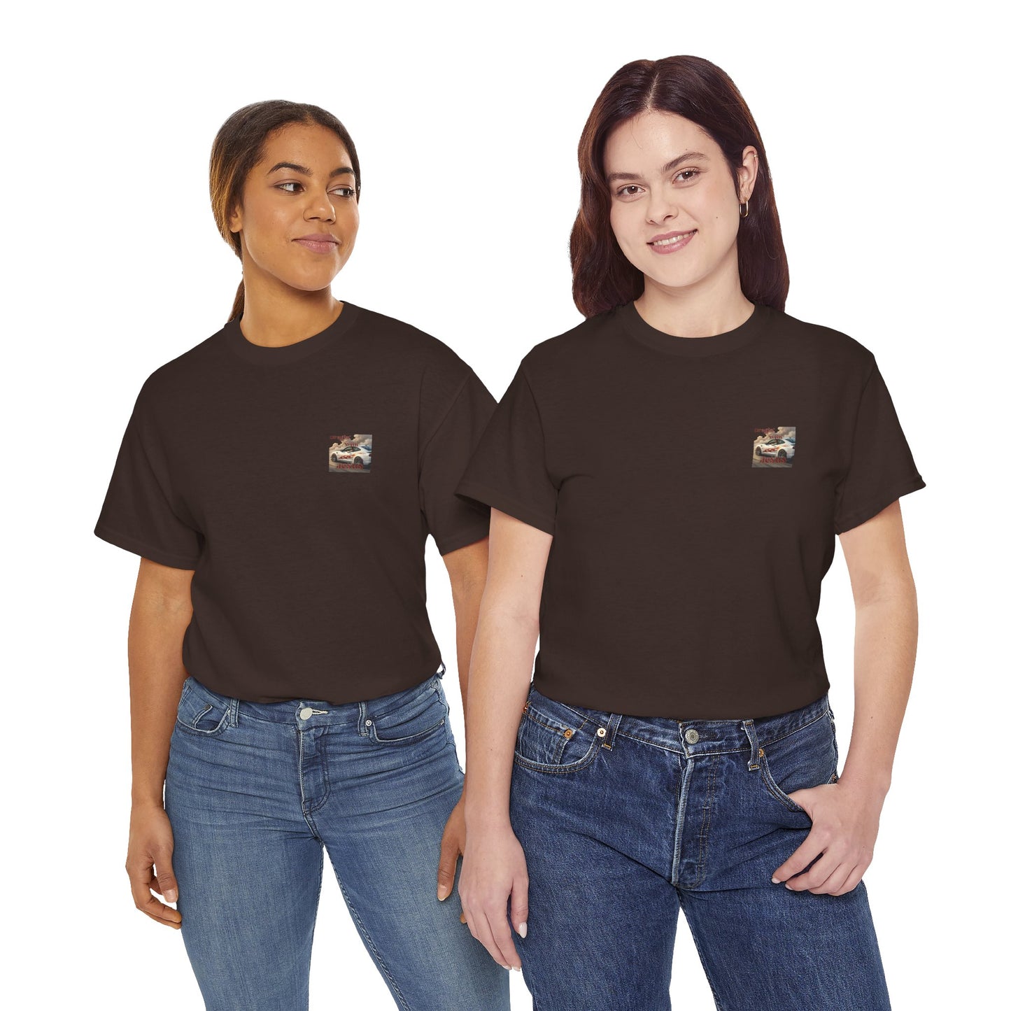 T-Shirt — "Dragin' With Jesus" Retro Racing Graphic Tee