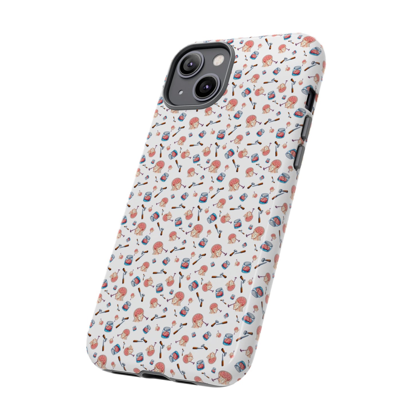 Lobotomy design Tough Phone Case – Durable Protective Cover with lobotomy Pattern