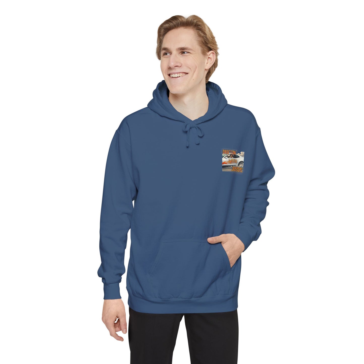 Drifting with jesus Hoodie — racing Graphic