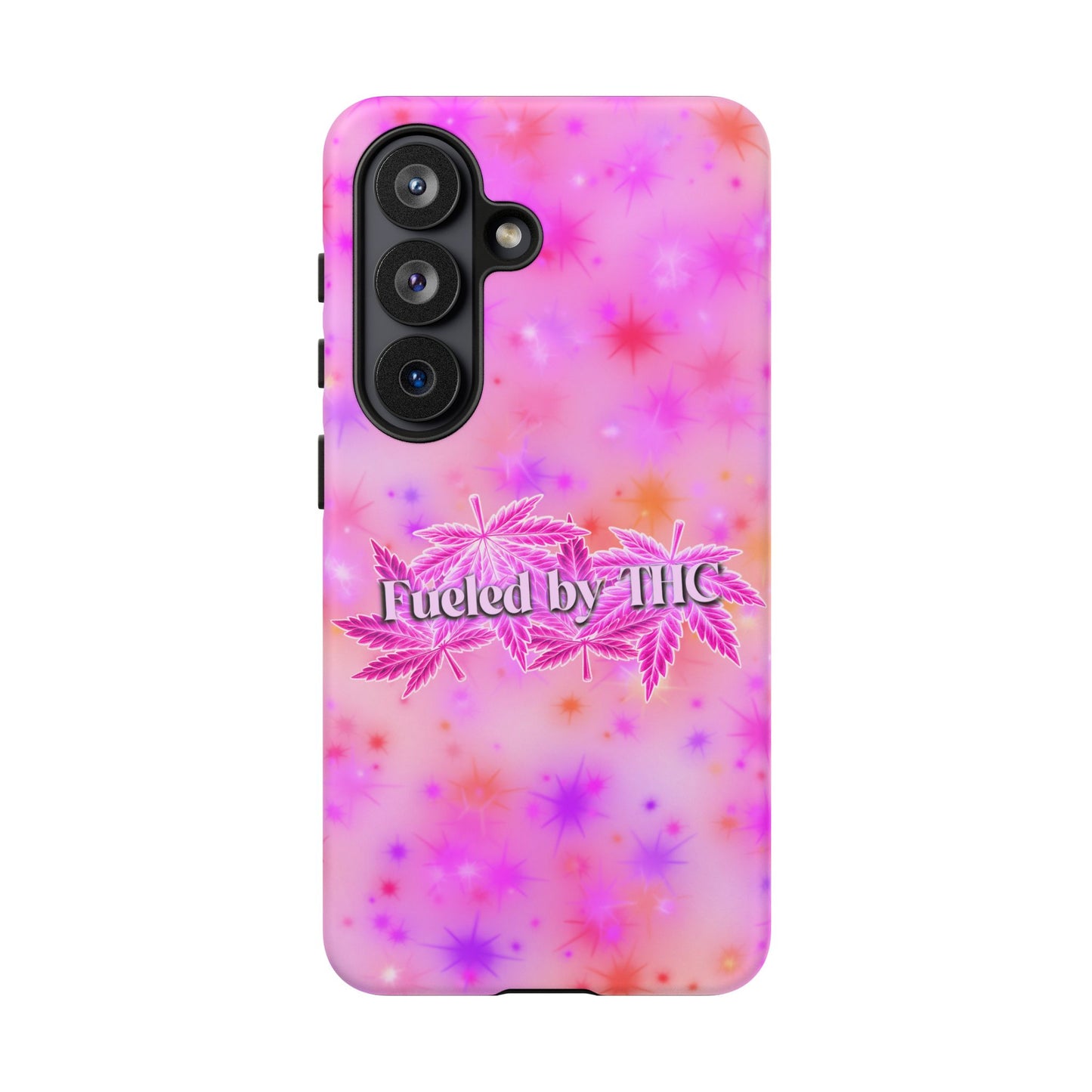 Tough Case — "Fueled by THC" Pink Tie-Dye Phone Cover